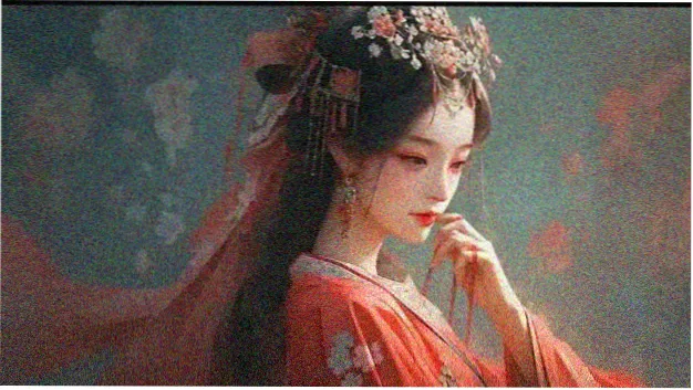 折叠屏折痕处排布标本的像素风示意